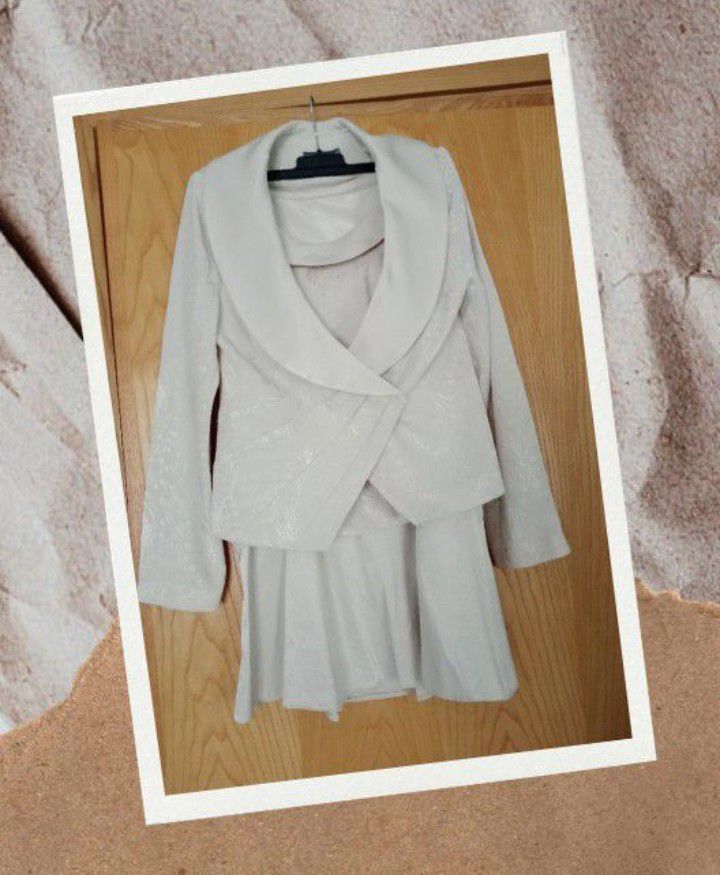 Ensemble 3 pieces beige, habillé, Signoretta