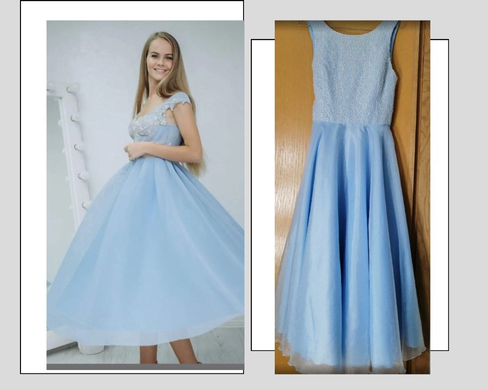 ❤️Robe soirée bleu ciel ❤️