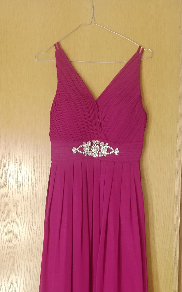 Robe soirée rose 