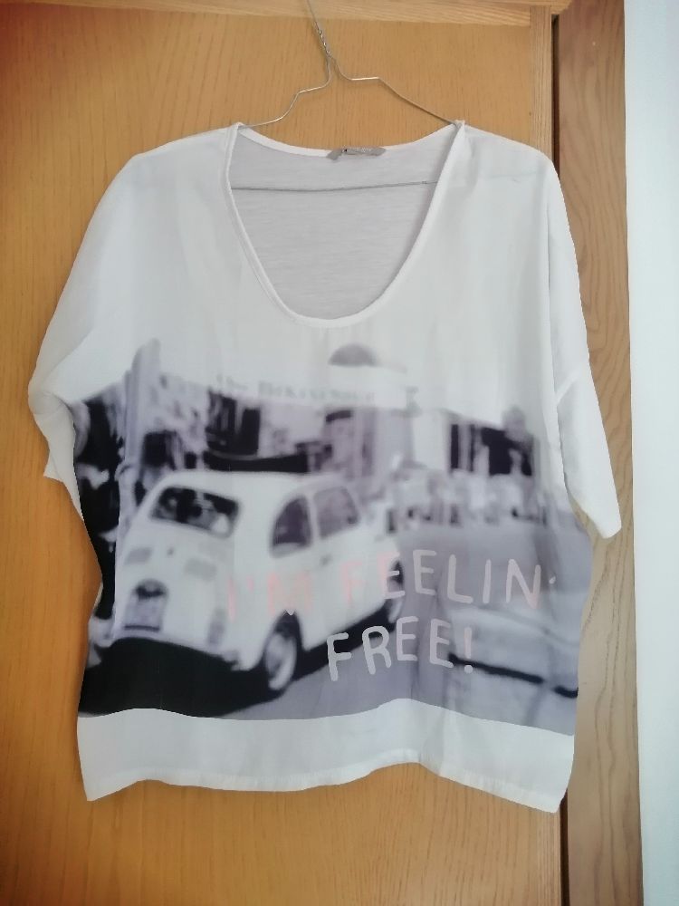 Pull satiné oversize S