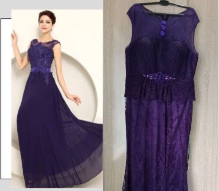 💜Sublime Robe soirée violet💜