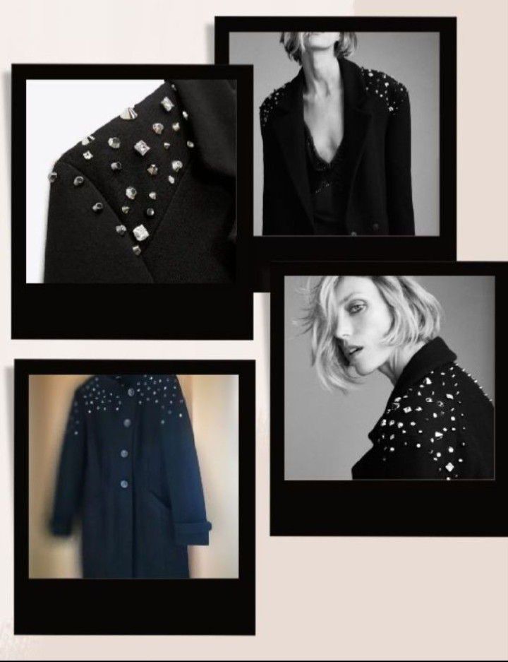 Manteau noir Milestone