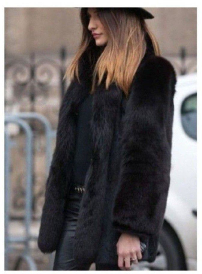 ❤️❤️ Sublime manteau en fausse fourrure ❤️❤️