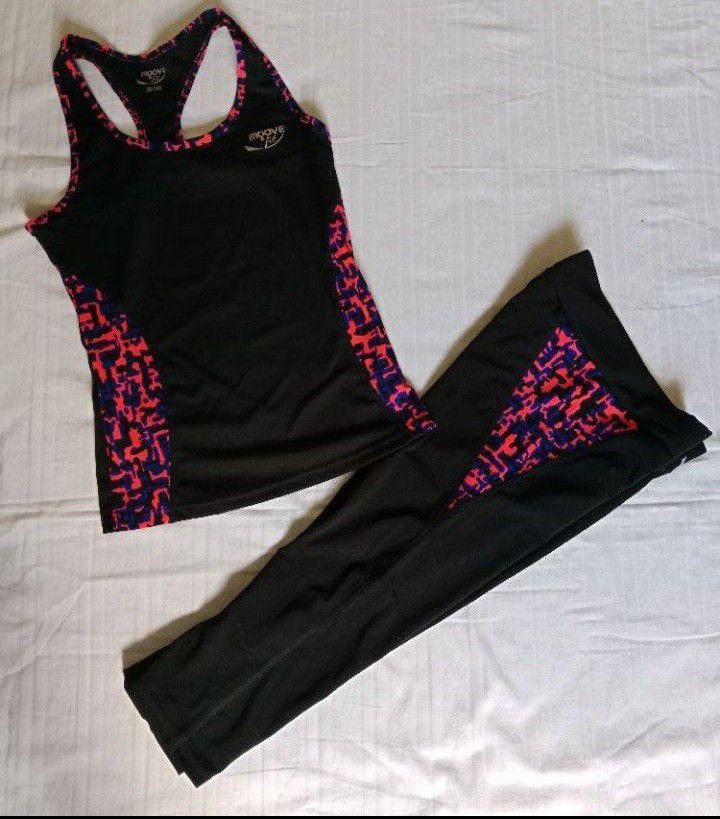 Tenue de sport Moove &Fit noir/rose