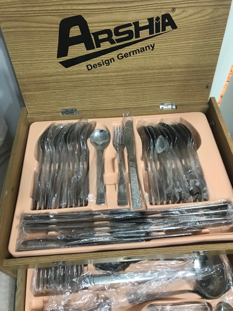 Coffret ménagère de cuisine 72 pièces inox 18/10