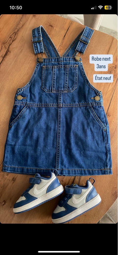 Robe en jeans