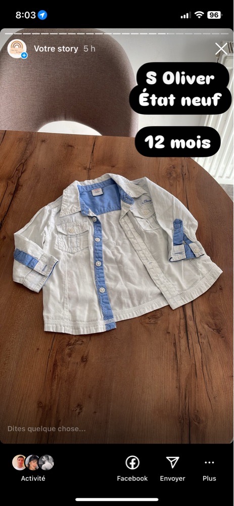 chemise 9-12