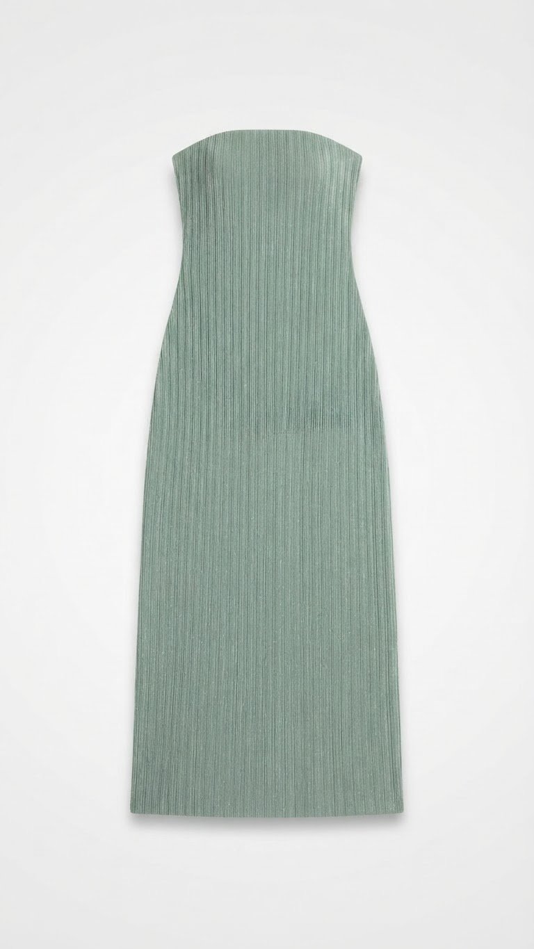 Robe vert menthe pâle 