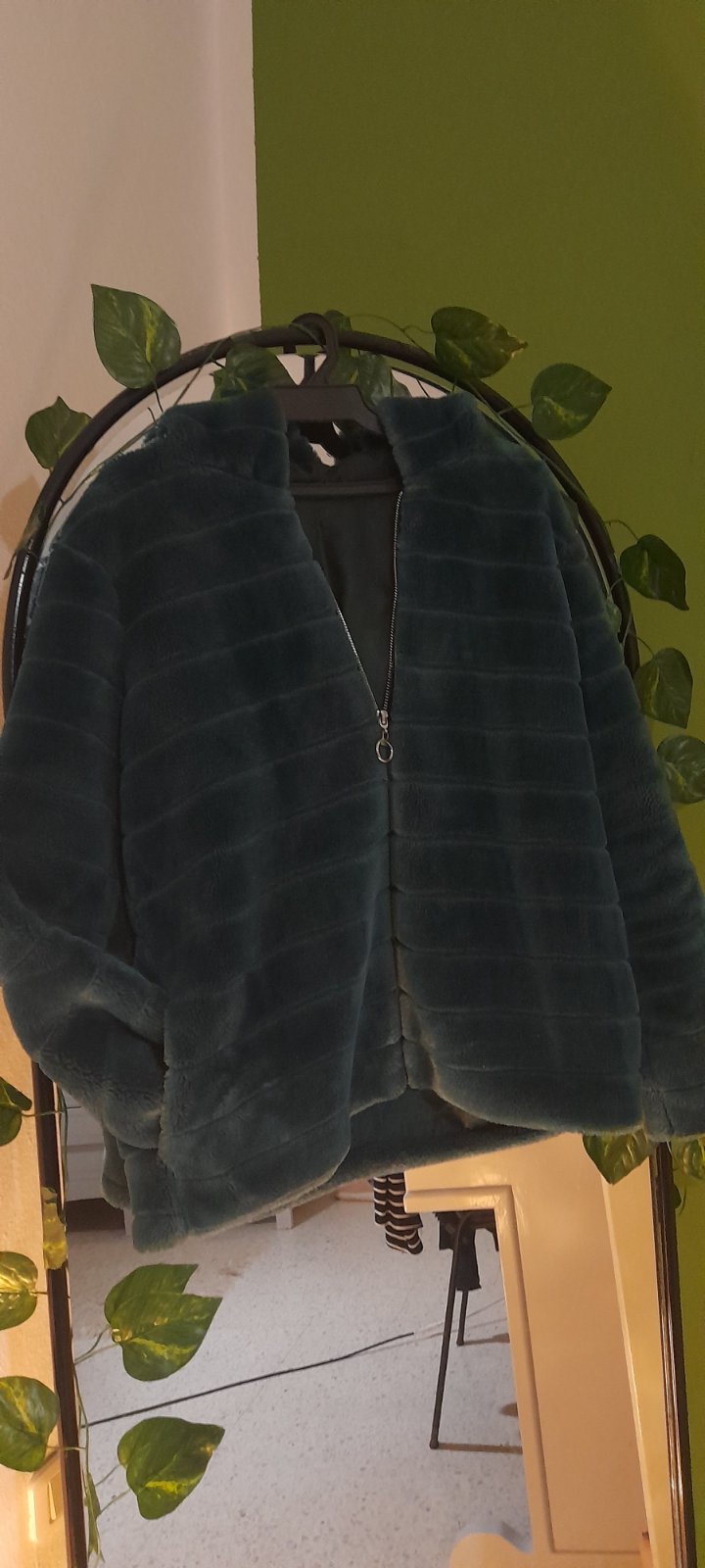 Manteau en forrure poils courts