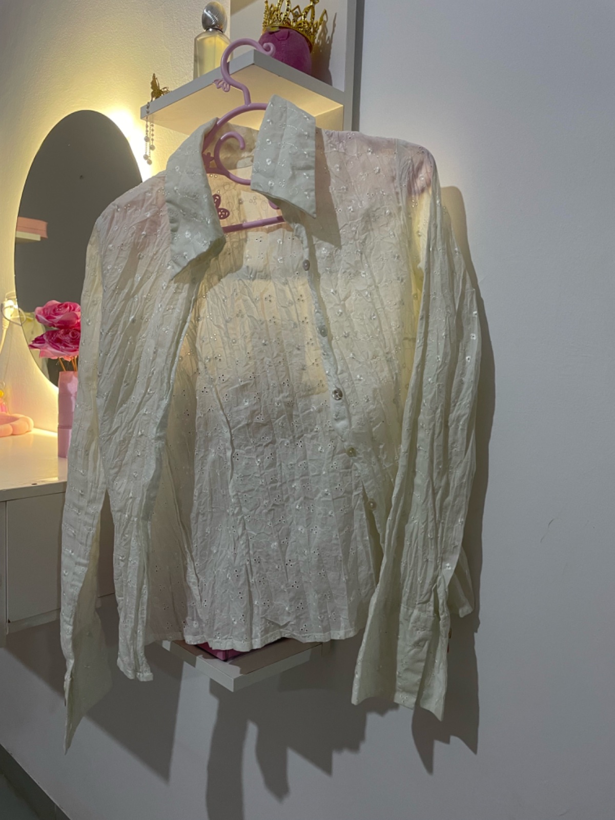 Chemise broderie anglaise