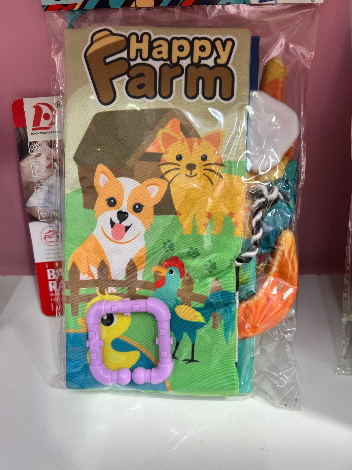 Livre bebe en tissu