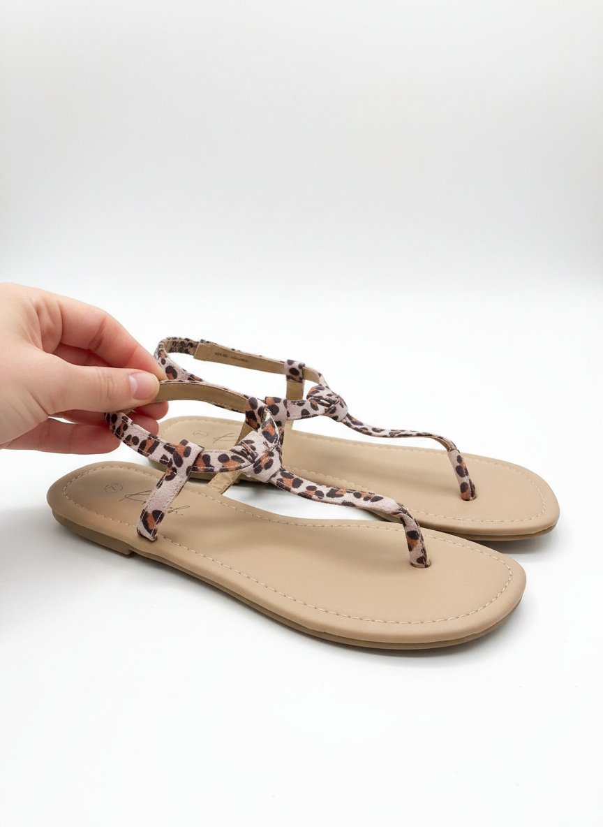 Sandales plates léopard krush – Parfaites pour l'été !