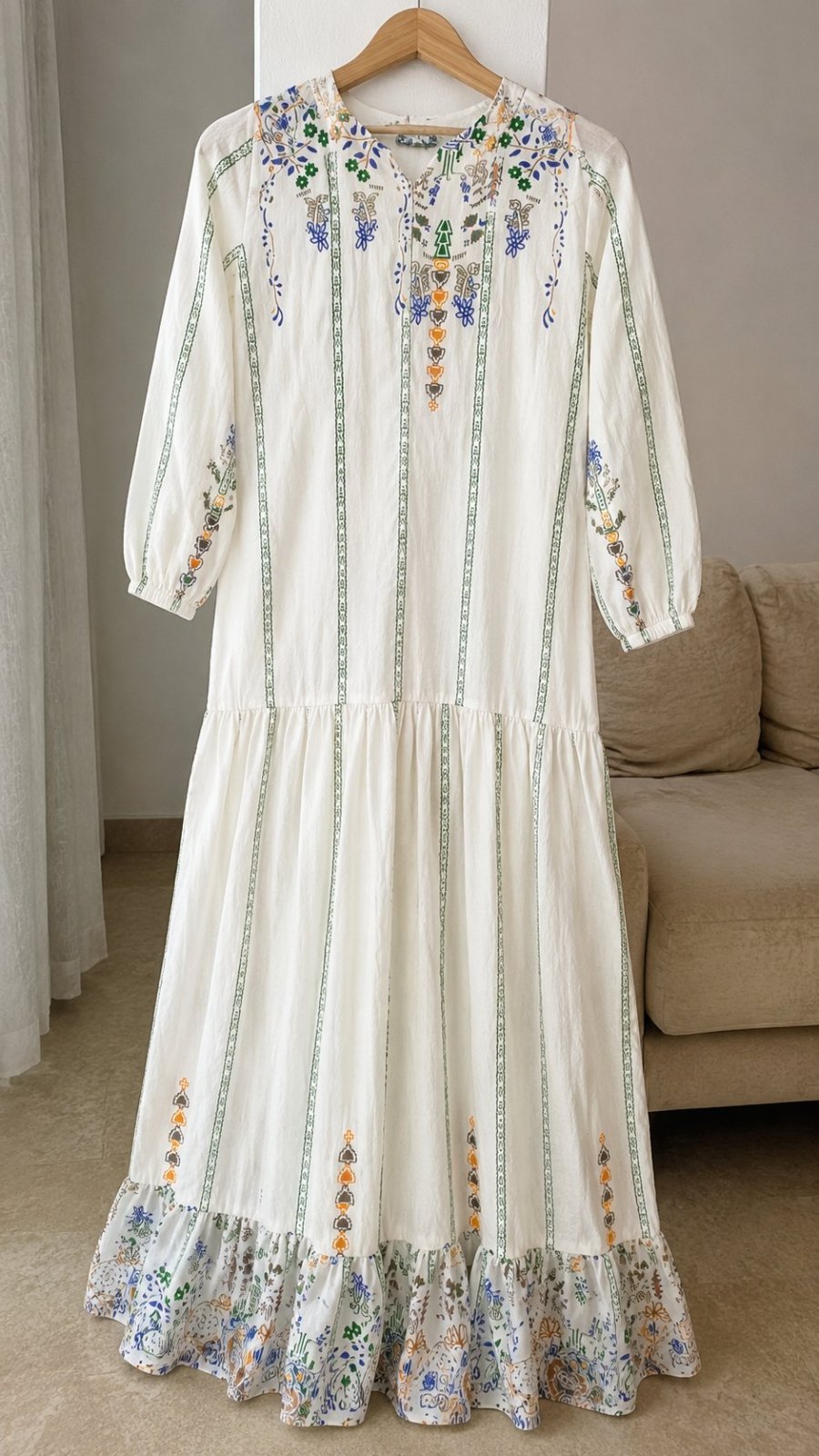 Robe style kamraya taille M/L pour femme voilée 