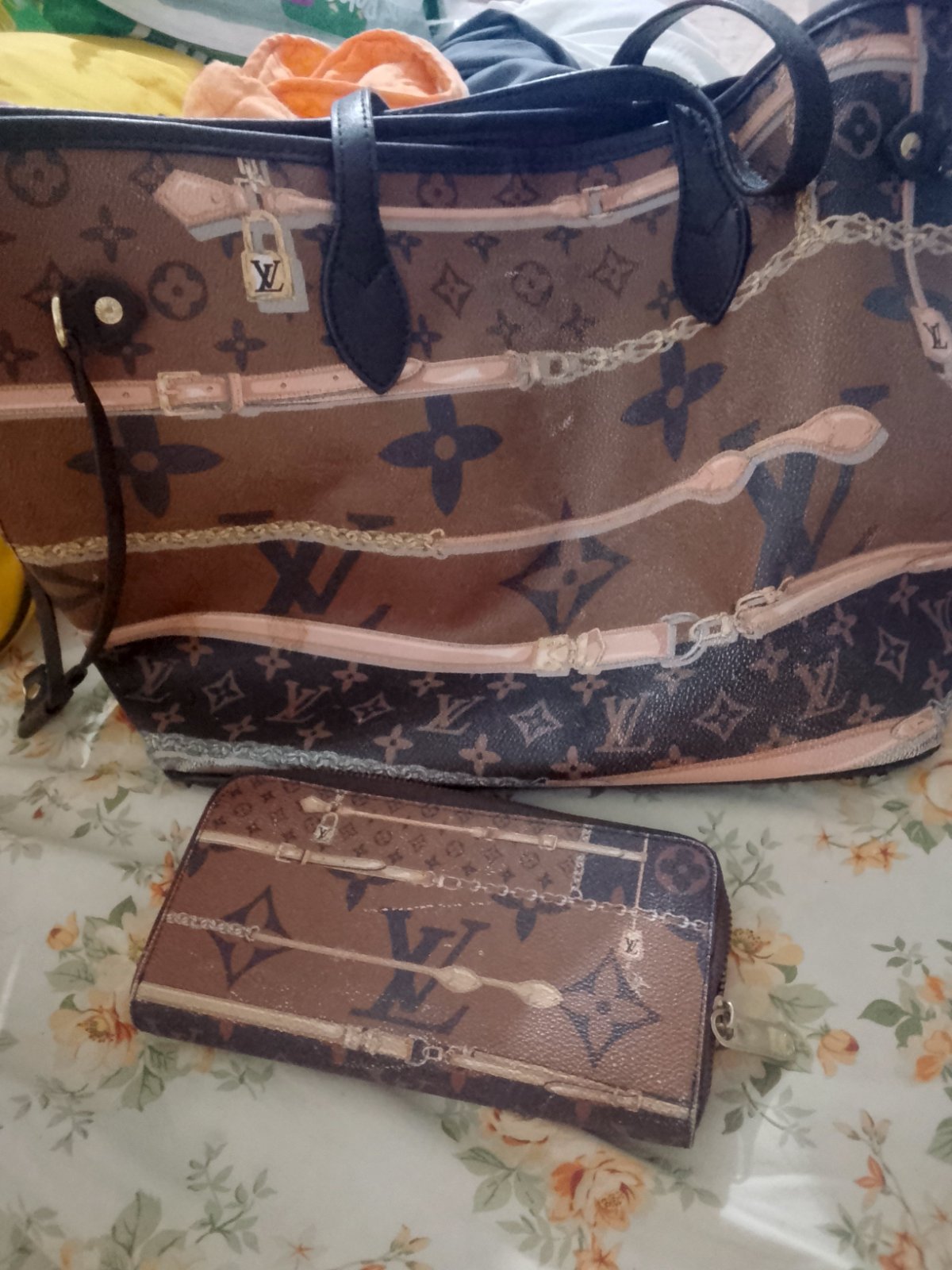 Sac + portefeuille LV monogramme 