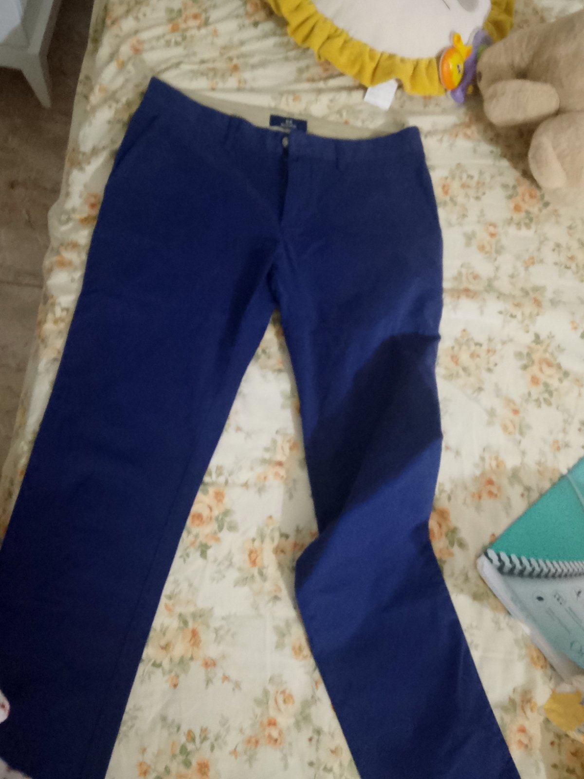Pantalon taille M bleu marinepour homme