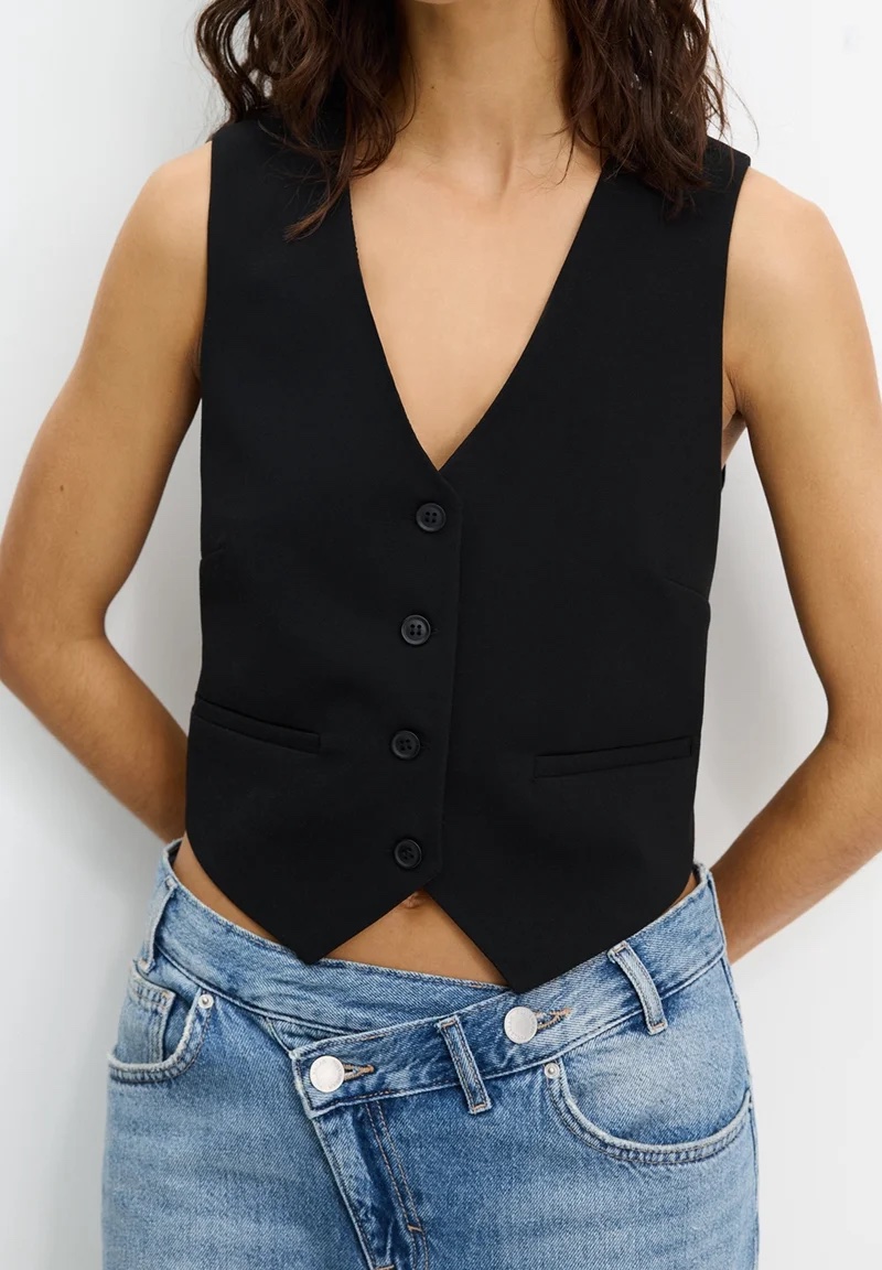 Gilet de costume noir