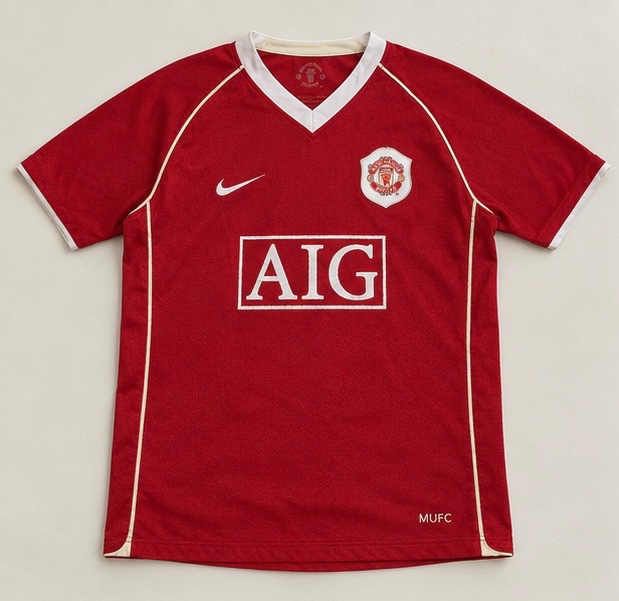 Maillot Manchester United Nike Rouge Vintage