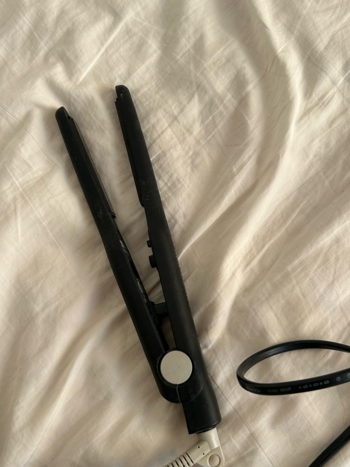 Lisseur à Cheveux Électrique Noir (Fer à Lisser) - Bon État