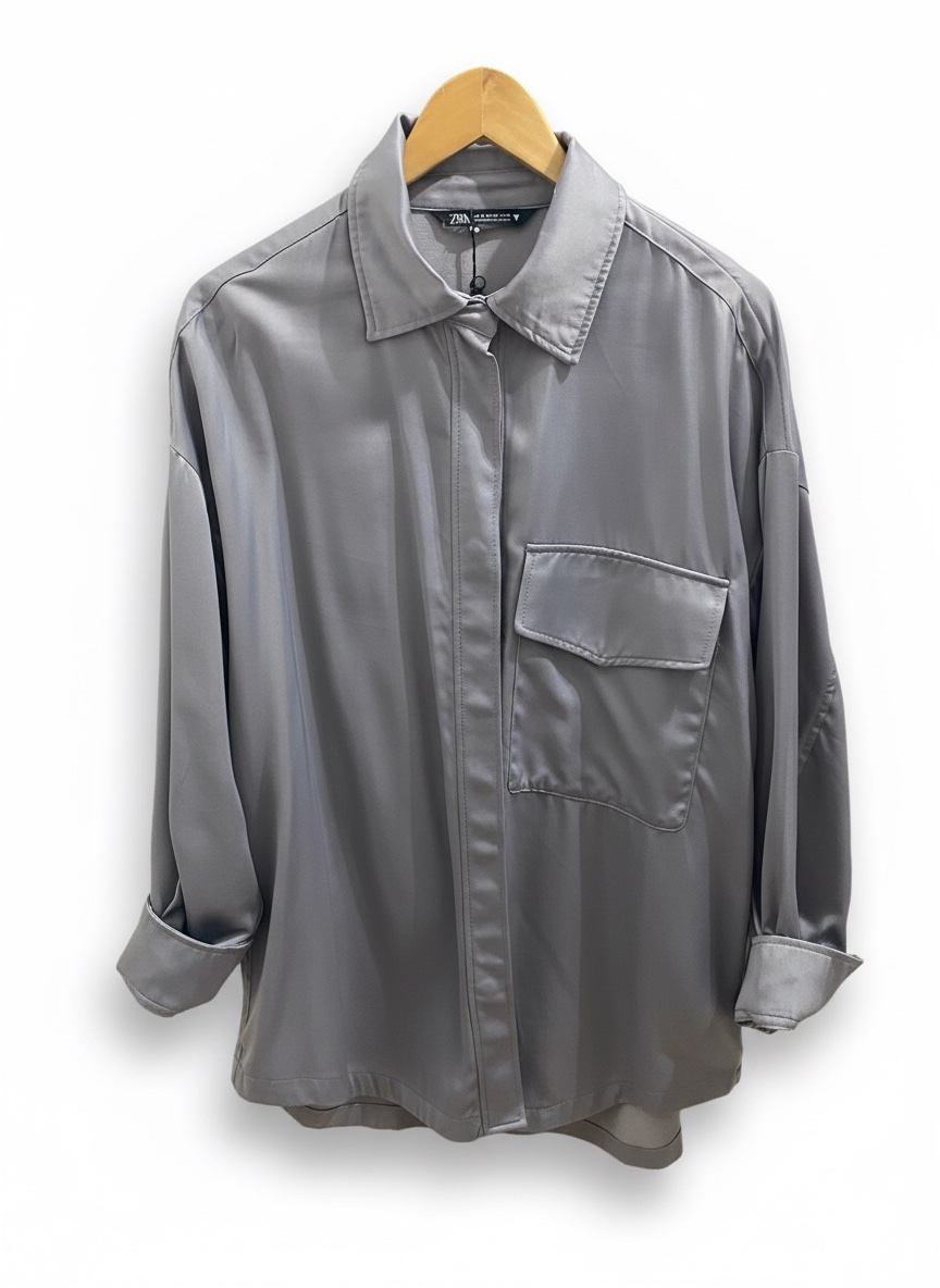 Chemise satin ZARA