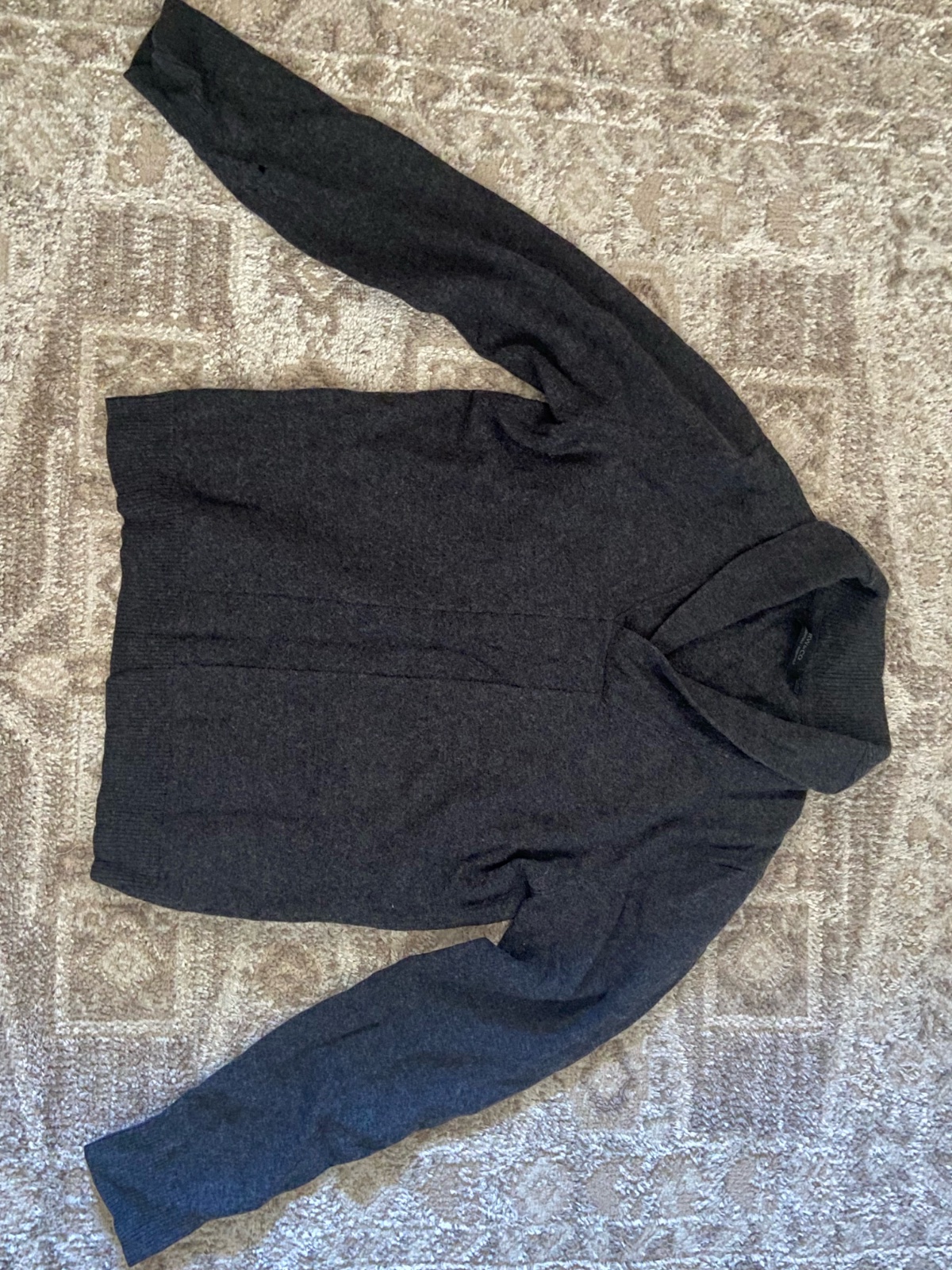 Pull hiver gris