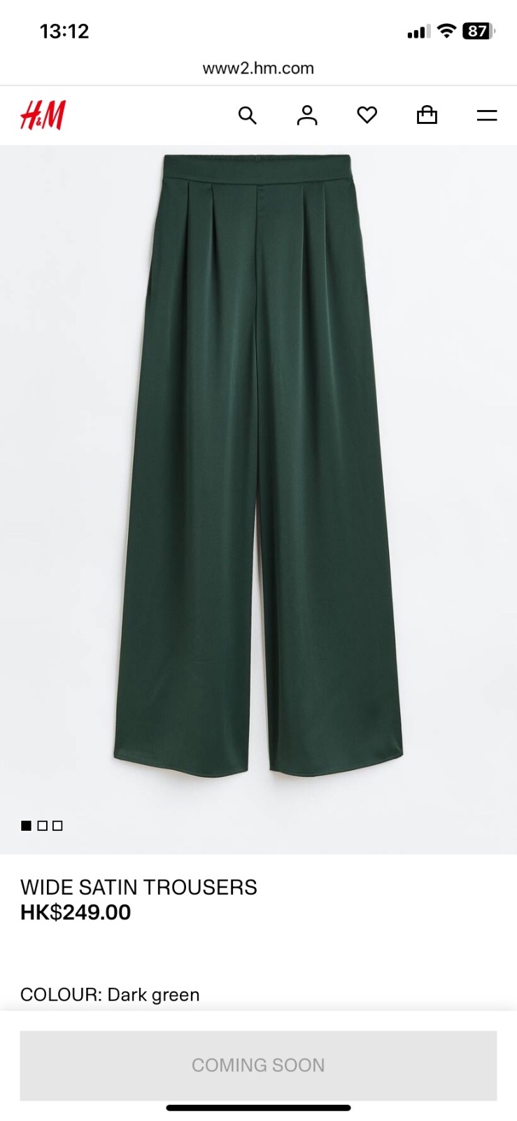 H&M summer trousers