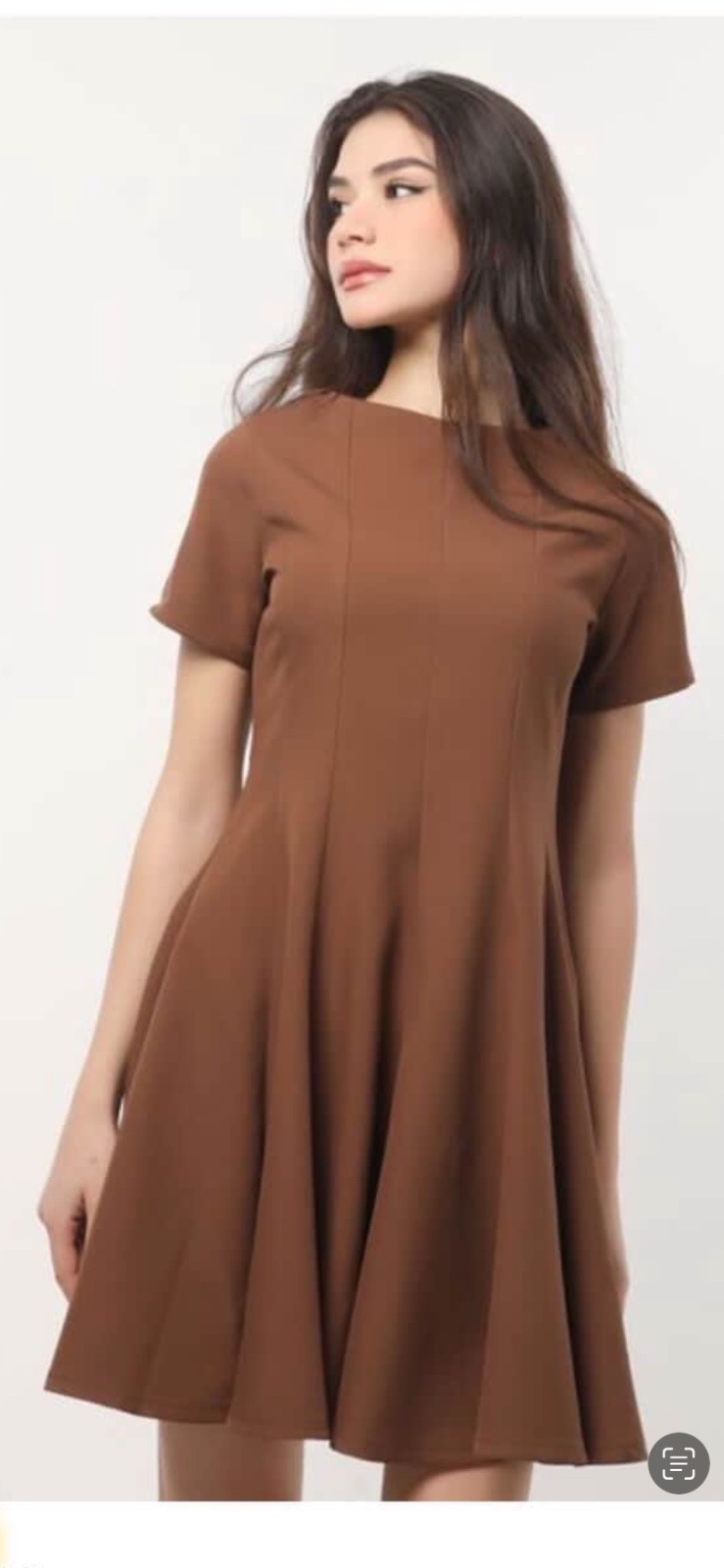 Robe marron -20% code promo SIXSEVEN chaque jour de 18h à 19h