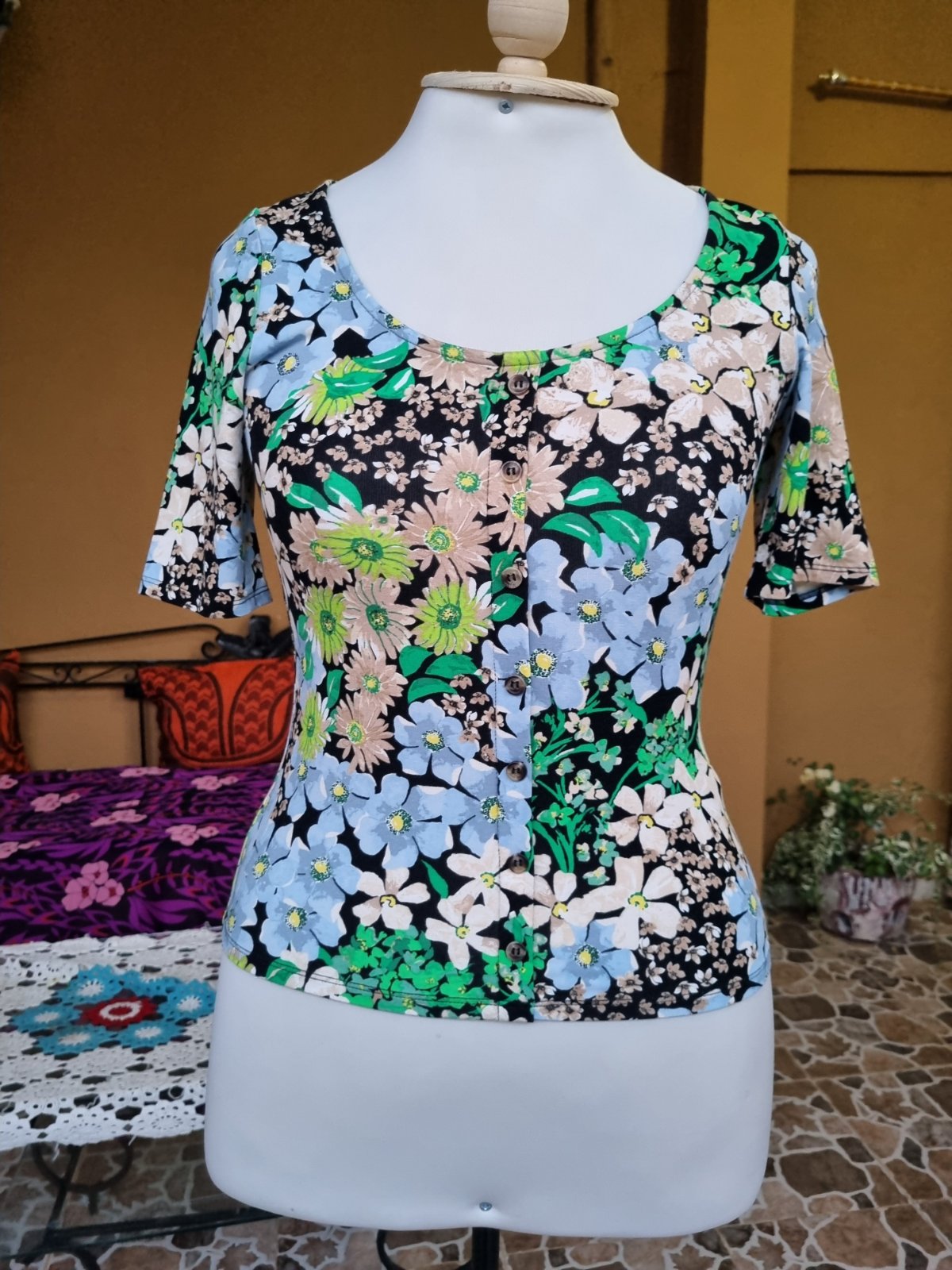  ​🌸 Joli Top Fleuri Style Vintage - H&M 🌸