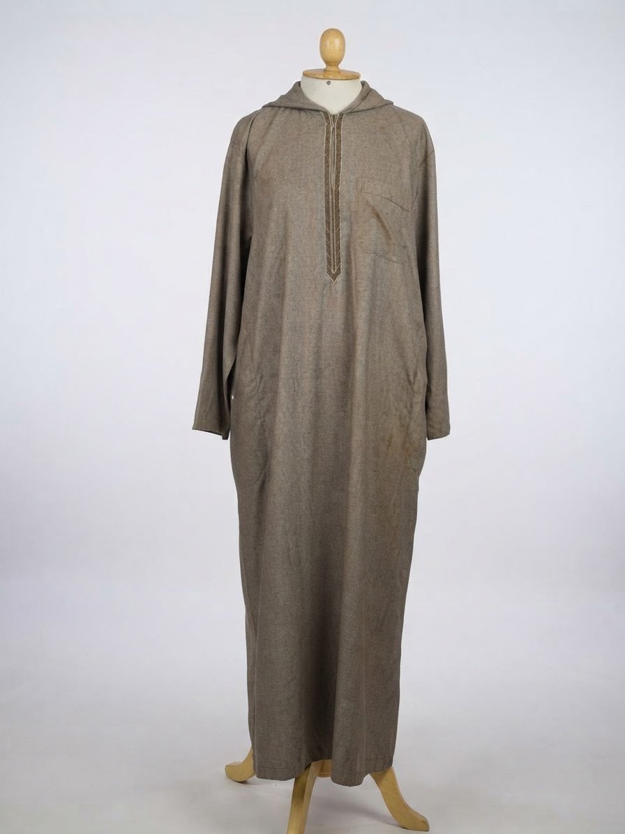 Djellaba homme élégante avec capuchon - Taille 58