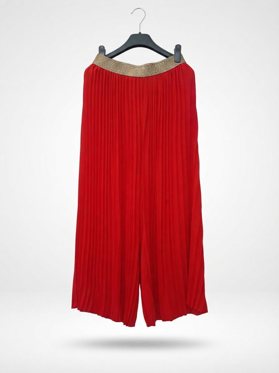 Pantalon large plièe