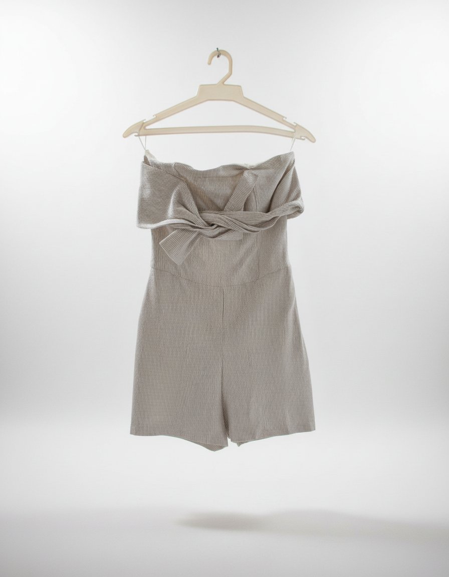 Combinaison short Zara à rayures