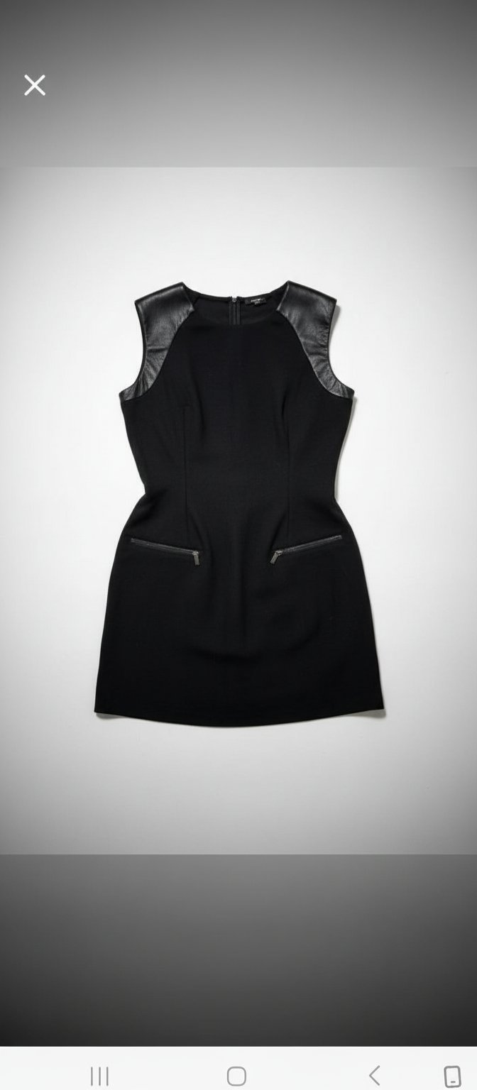 Robe noire mango pour femme 