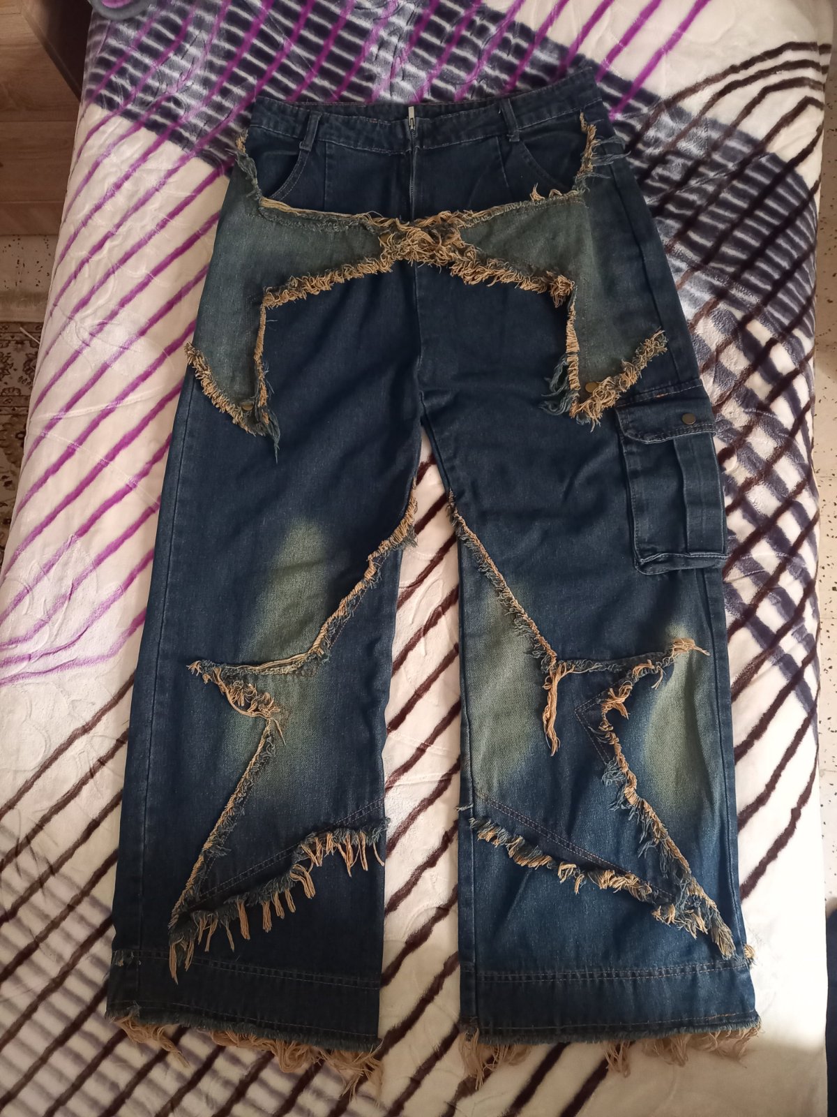 RHNDE distressed baggy jeans