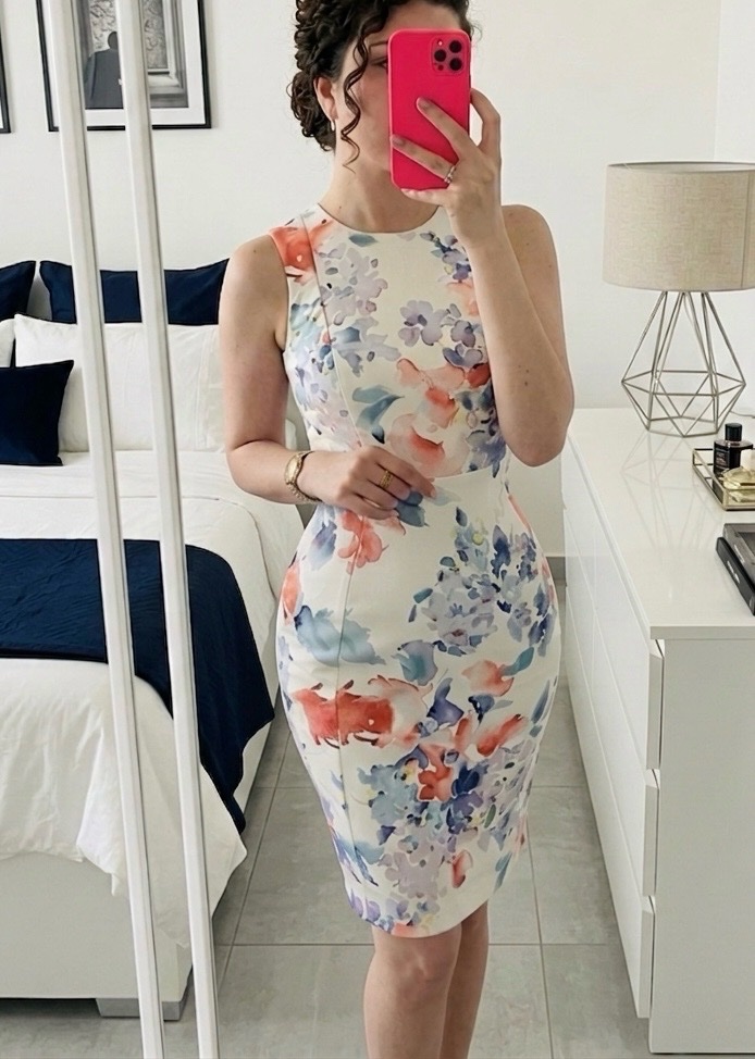 Floral Scuba Dress