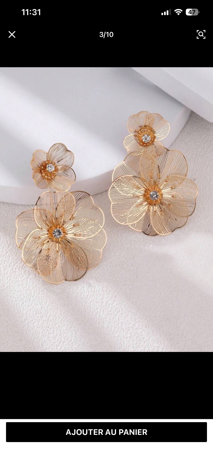 Des boucles fleurs