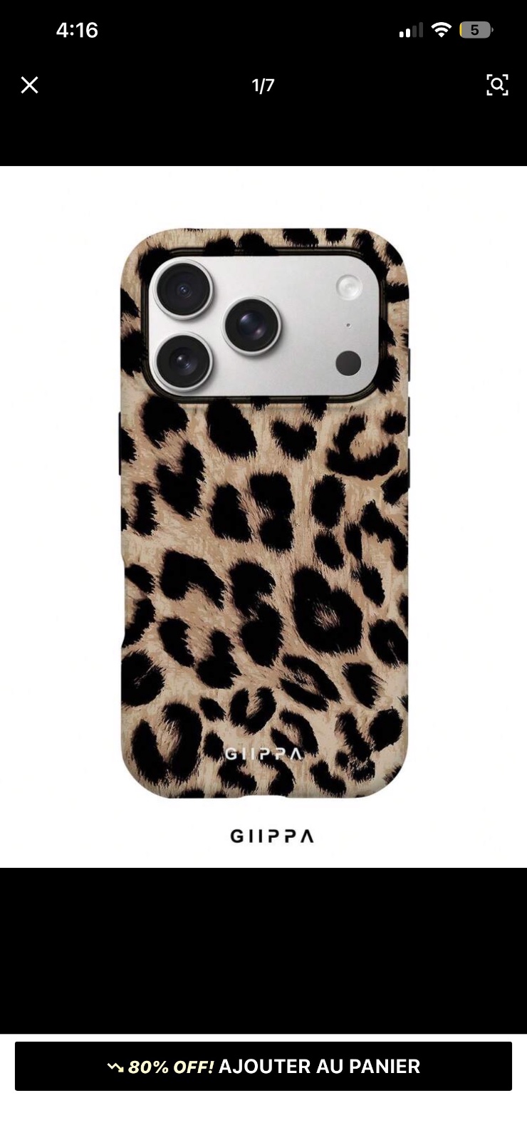 Cache telephone leopard de iphone 12 pro max