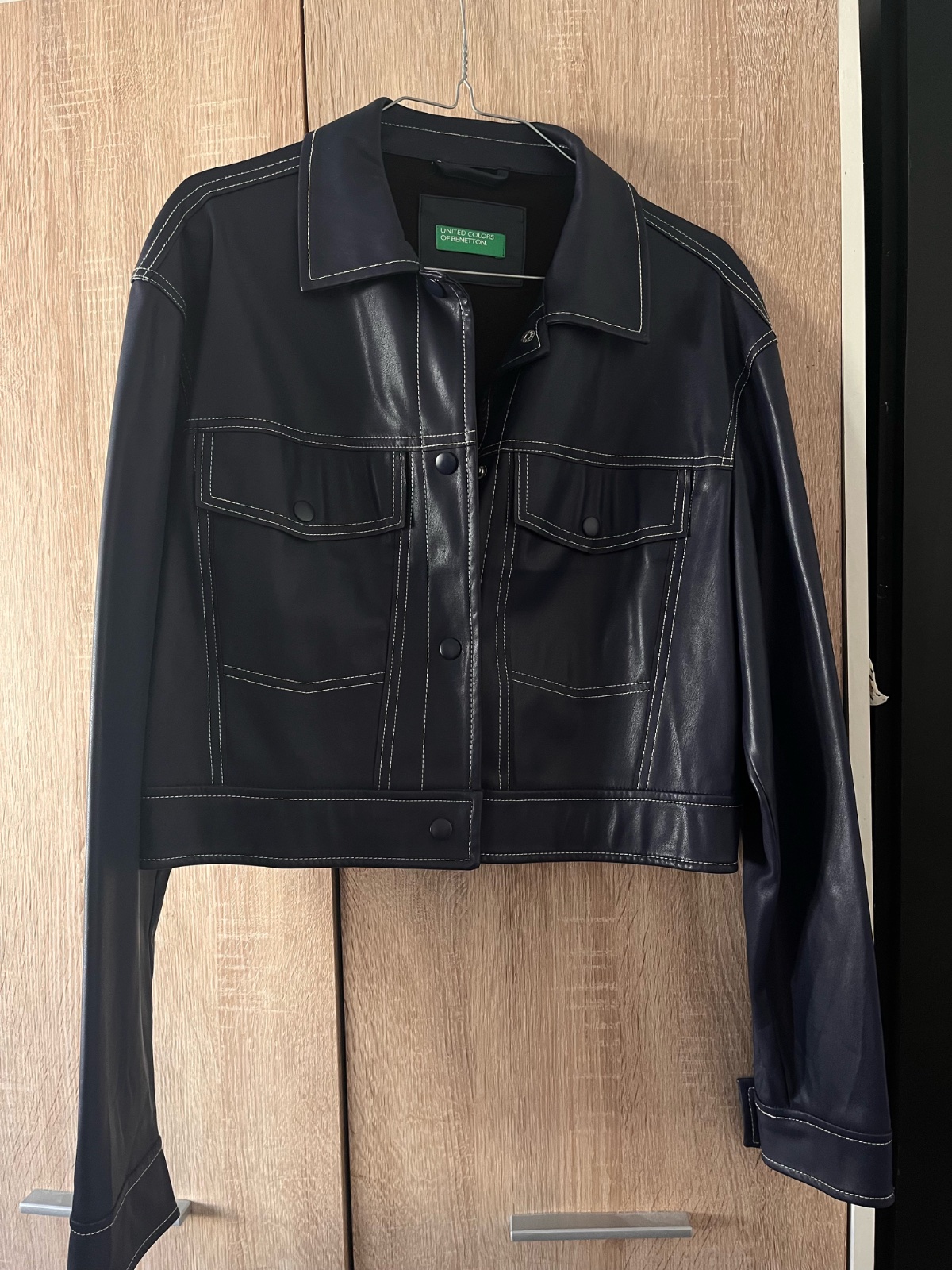 Vest cuir Beneton taille M