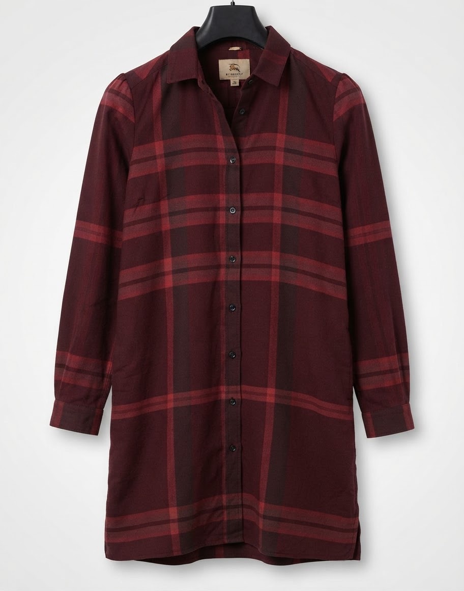 Chemise burberry en lin