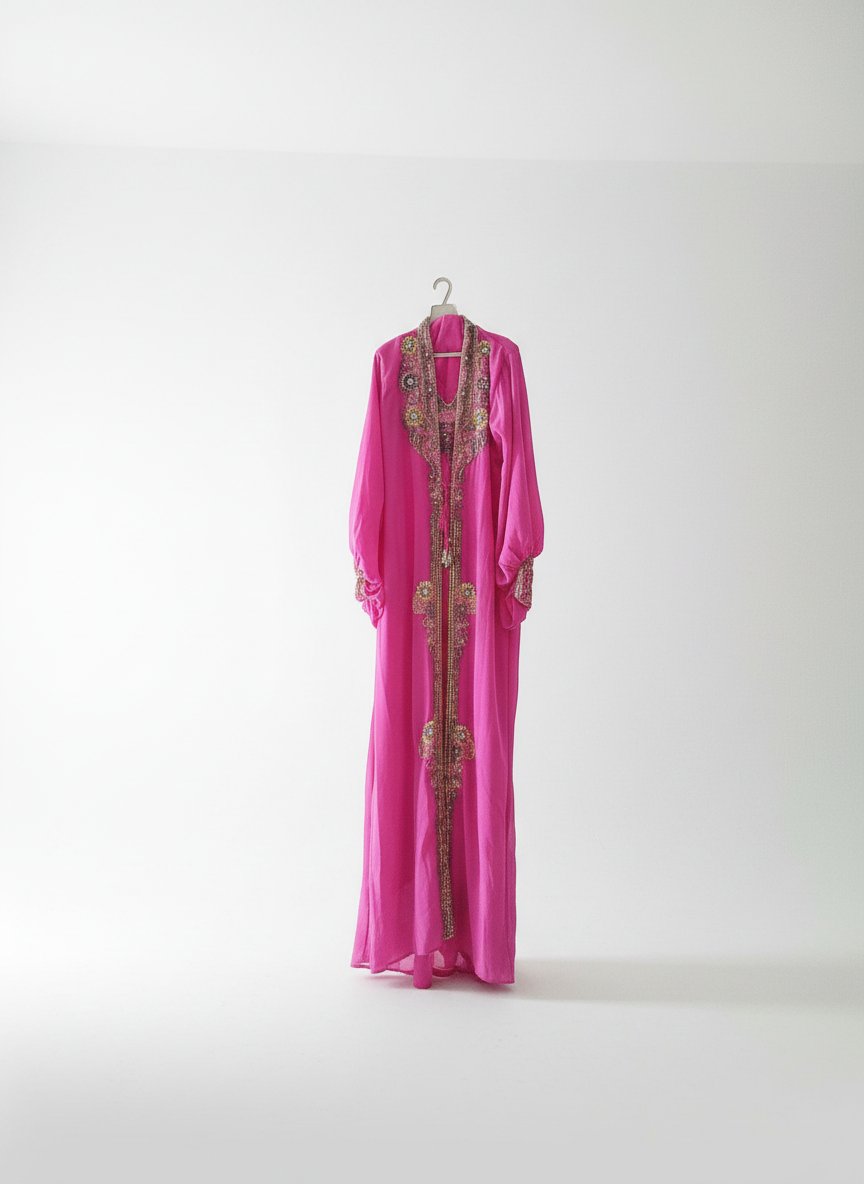 Caftan rose fuchsia 