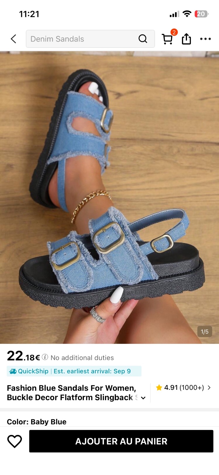 Sandales femme