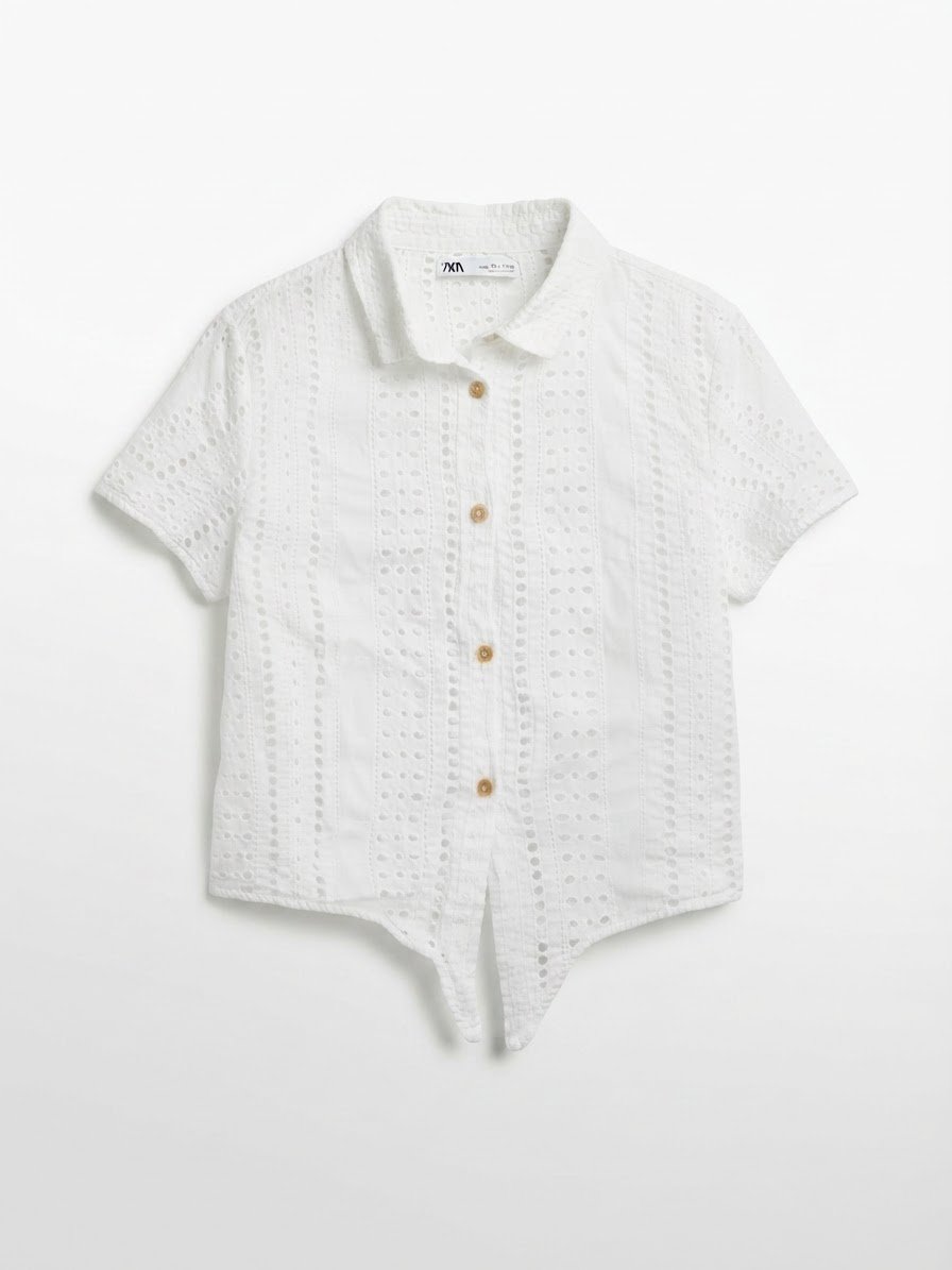 Chemise broderie anglaise