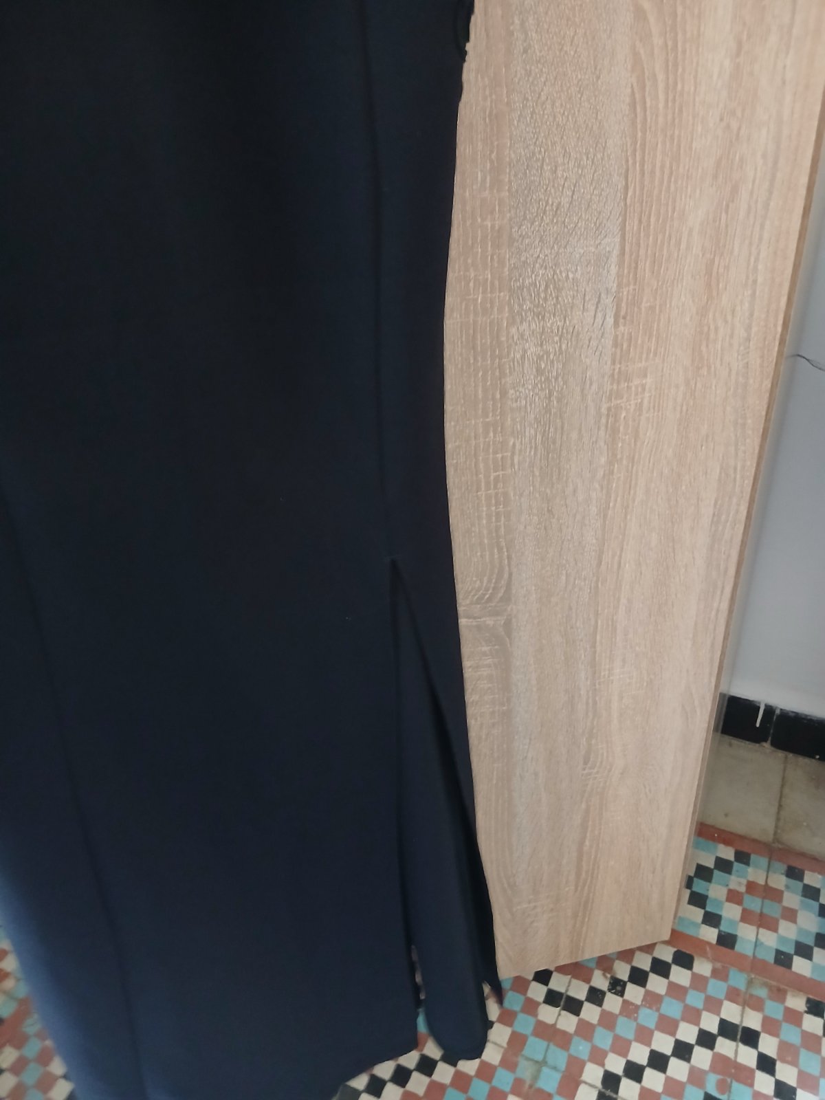 Robe soirée noir sirène 
