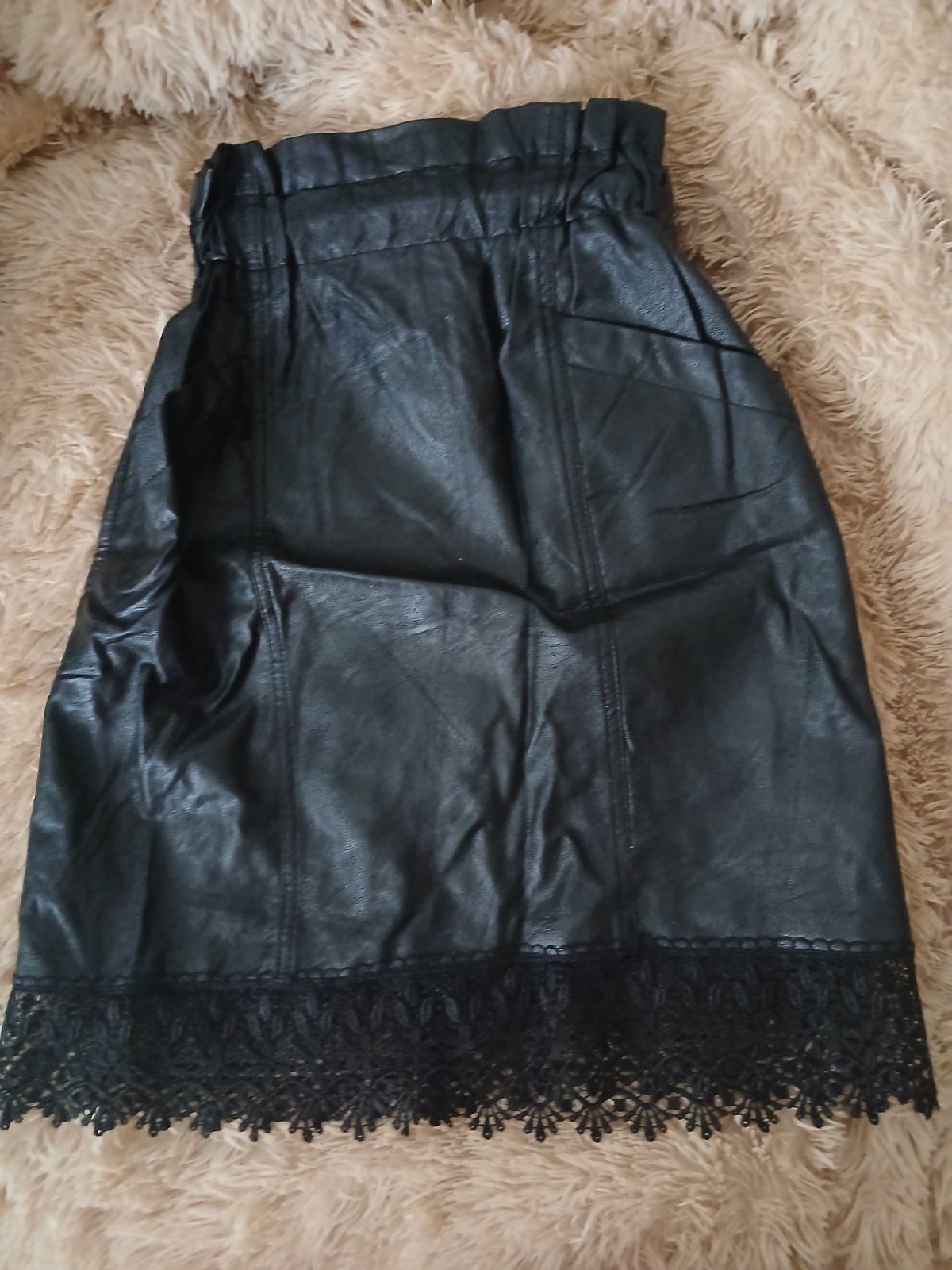 Jupe en cuir 