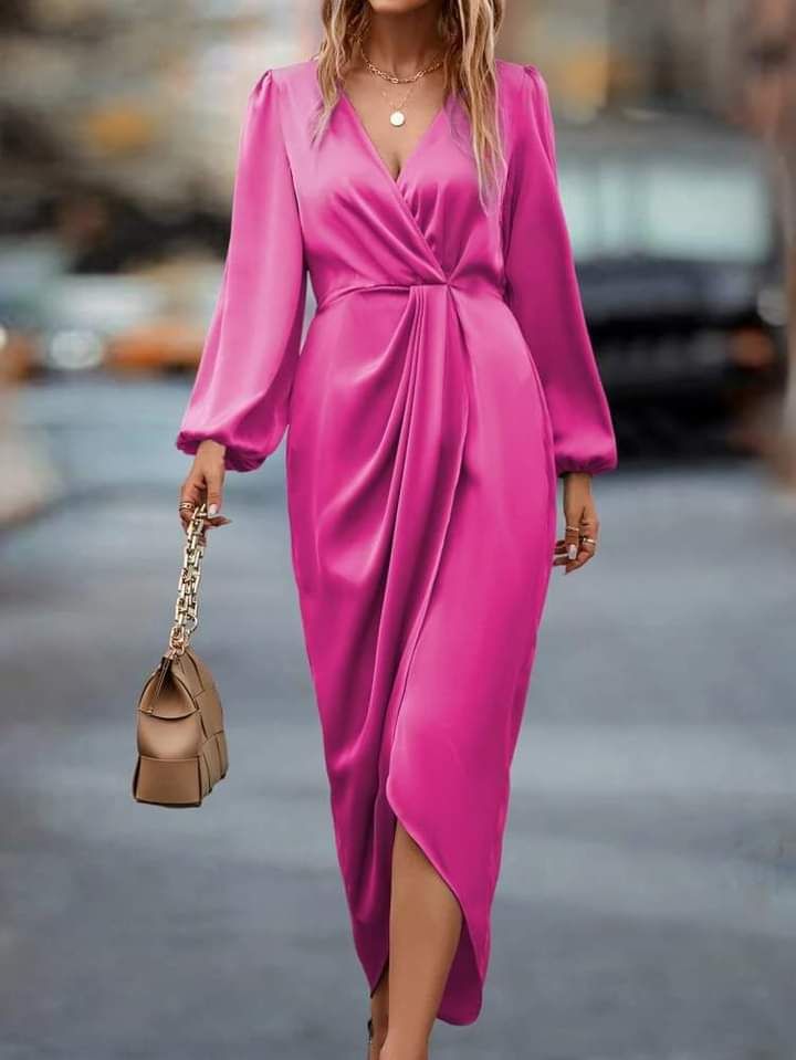 Robe superbe rose fushia 