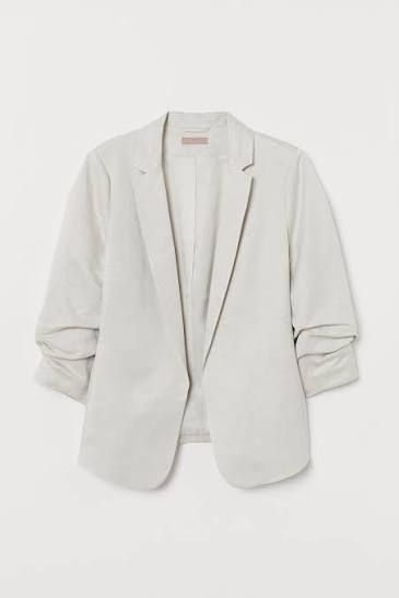 Blazer h&m beige en lin 