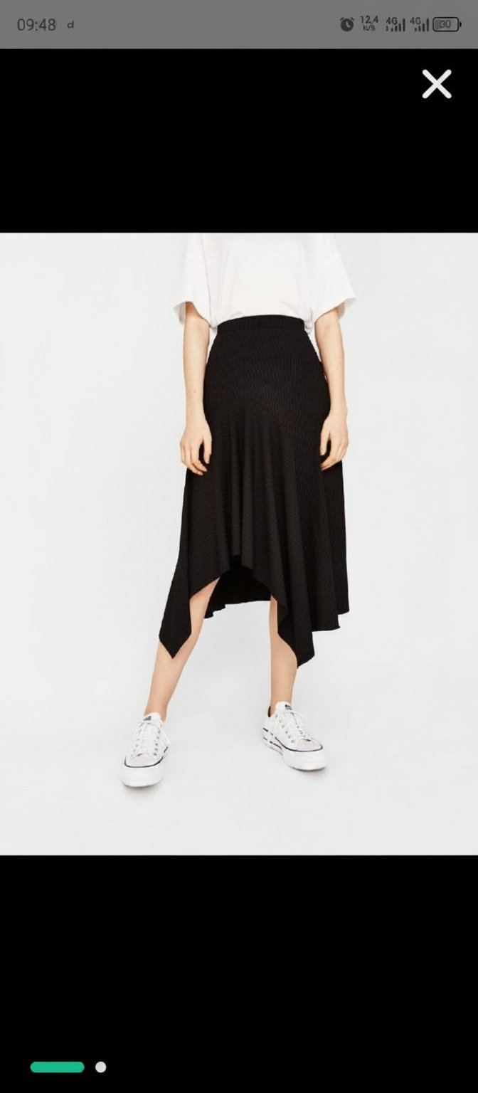 Jupe noire de Bershka