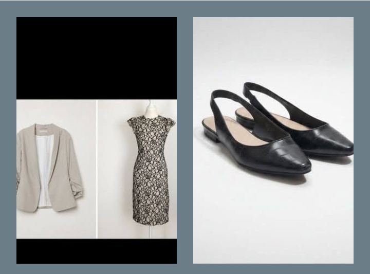 Total out fit robe+veste+ballerine