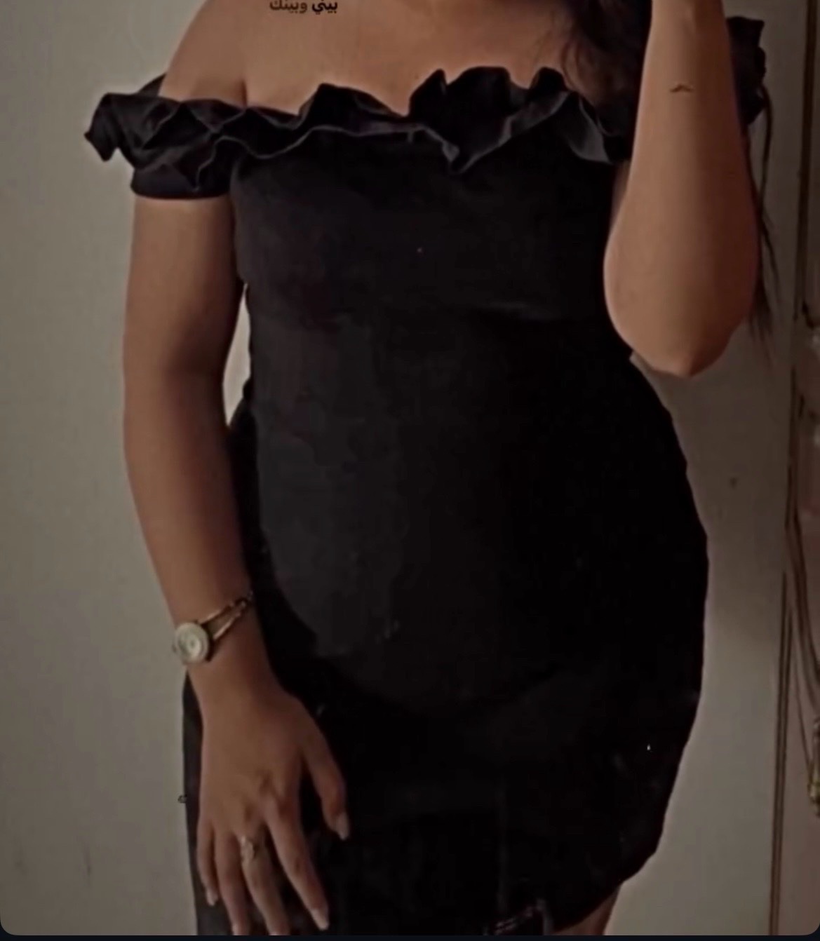 Robe courte noir