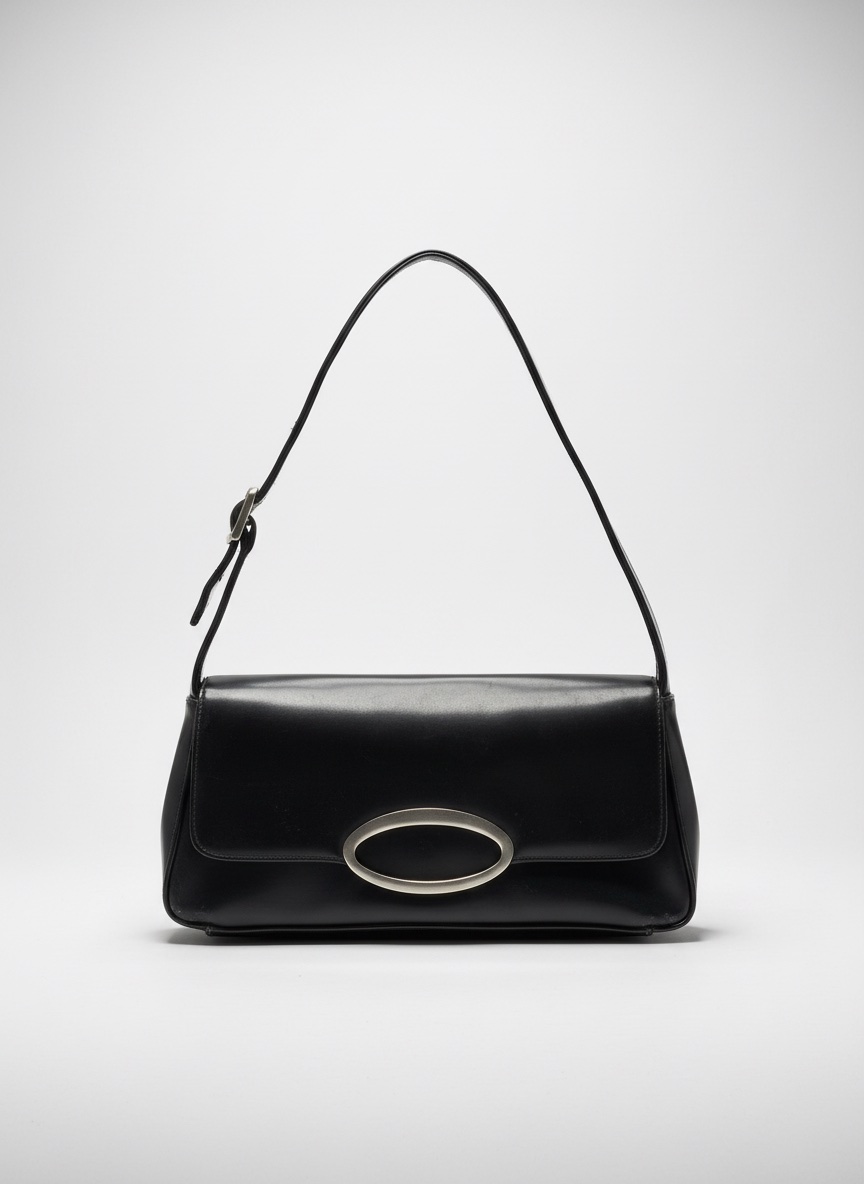 Sac a main noir dorothy perkins a finition argentée