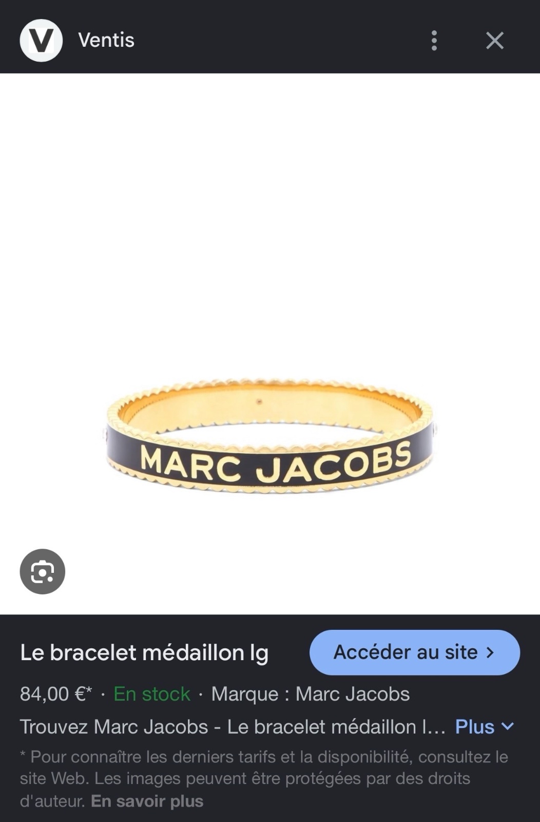 Bracelet marc jacob