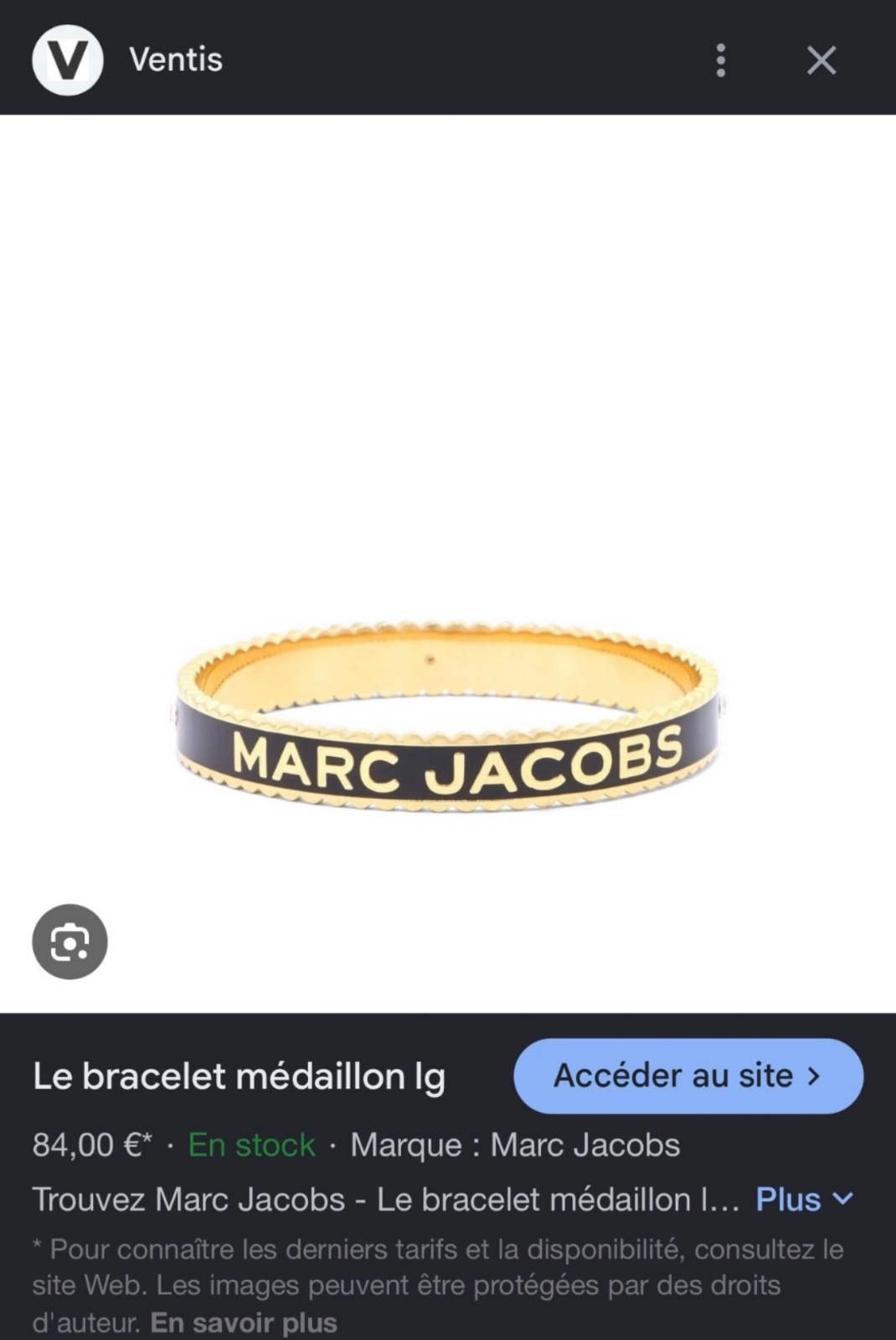 Bracelet marc jacob